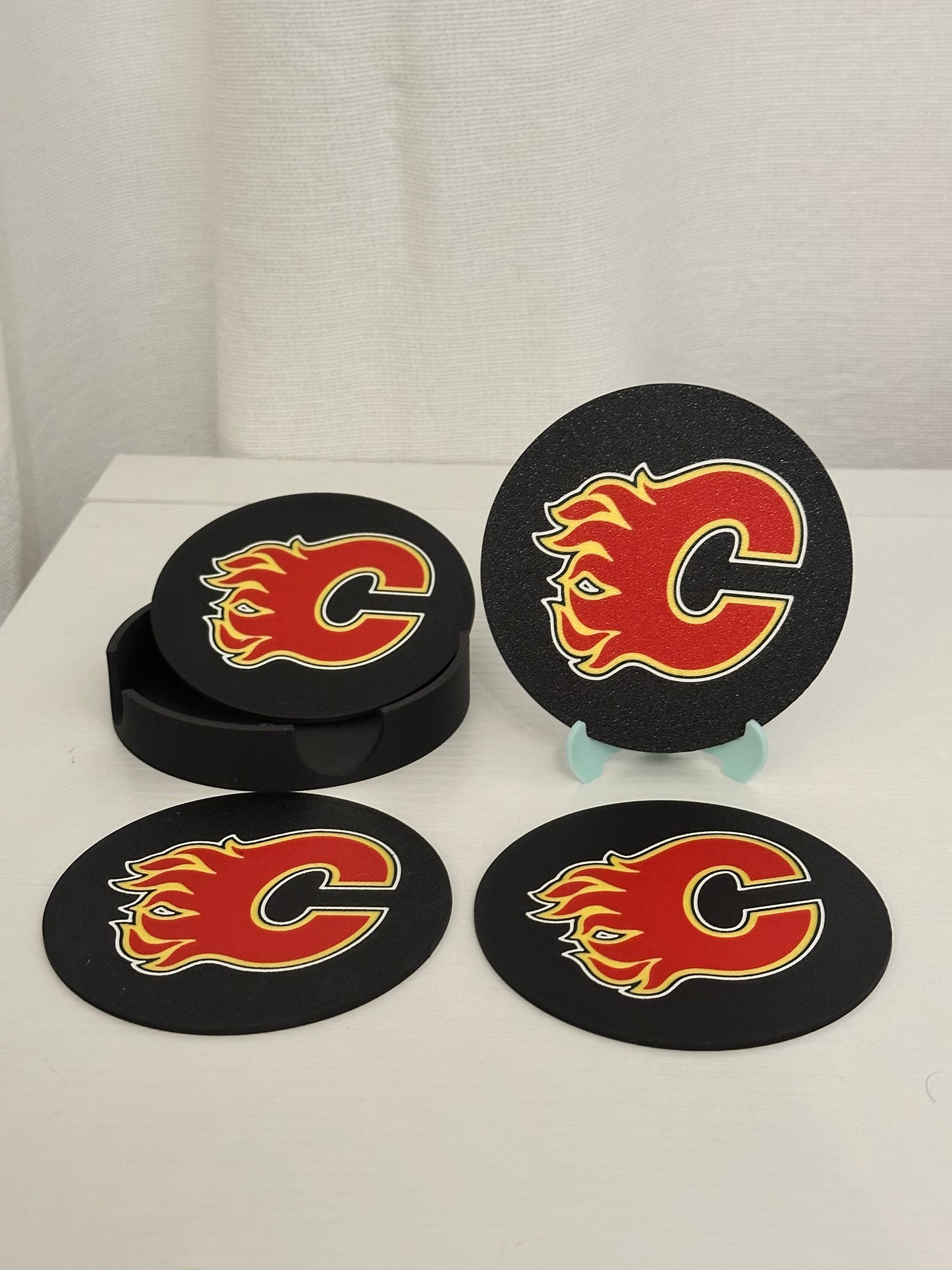 Calgary Flames Coaster Set of 4