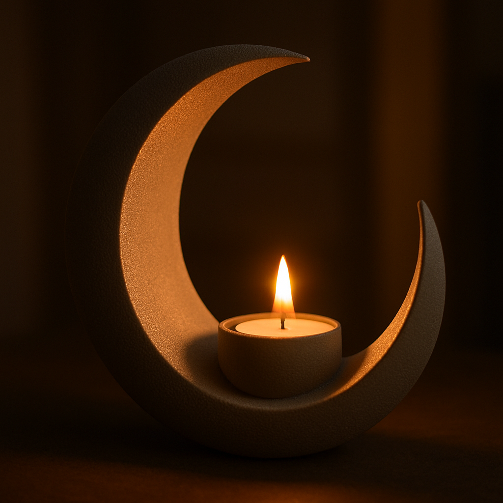 Crescent Moon Decorative Holder