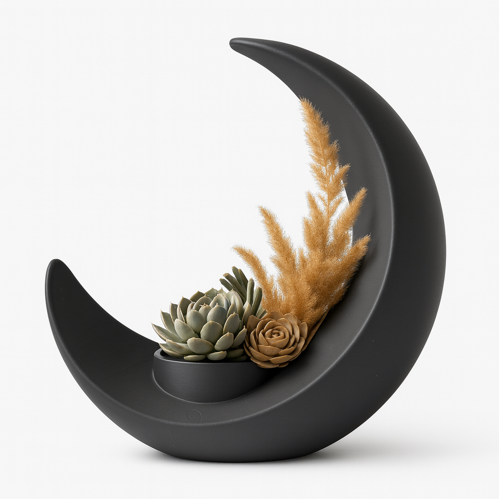Crescent Glow Décor
