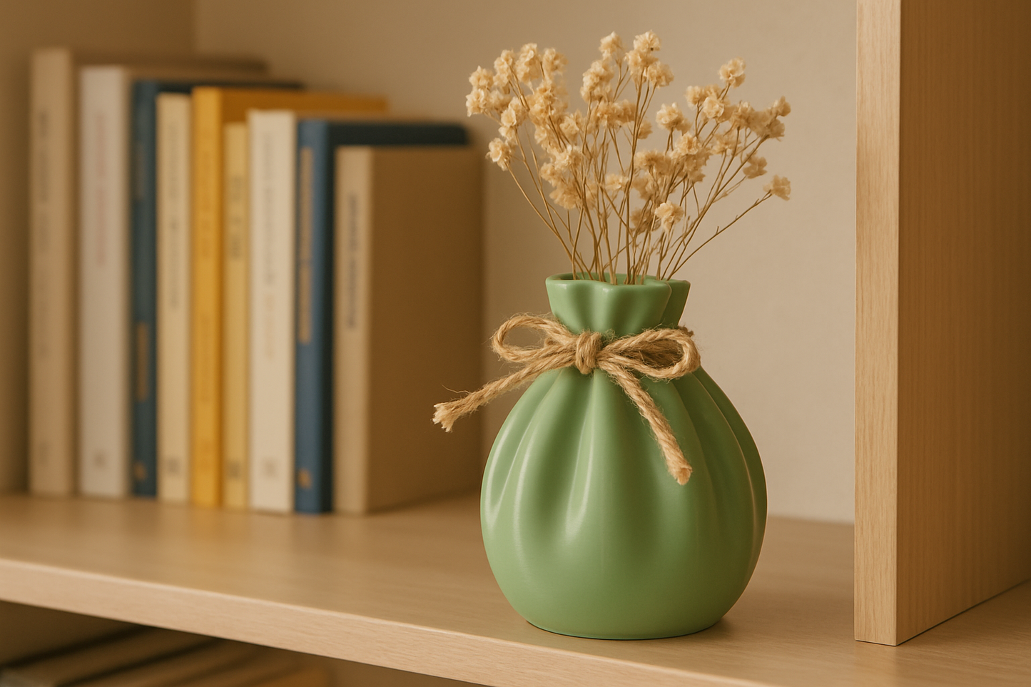 "Tied Pouch" Vase