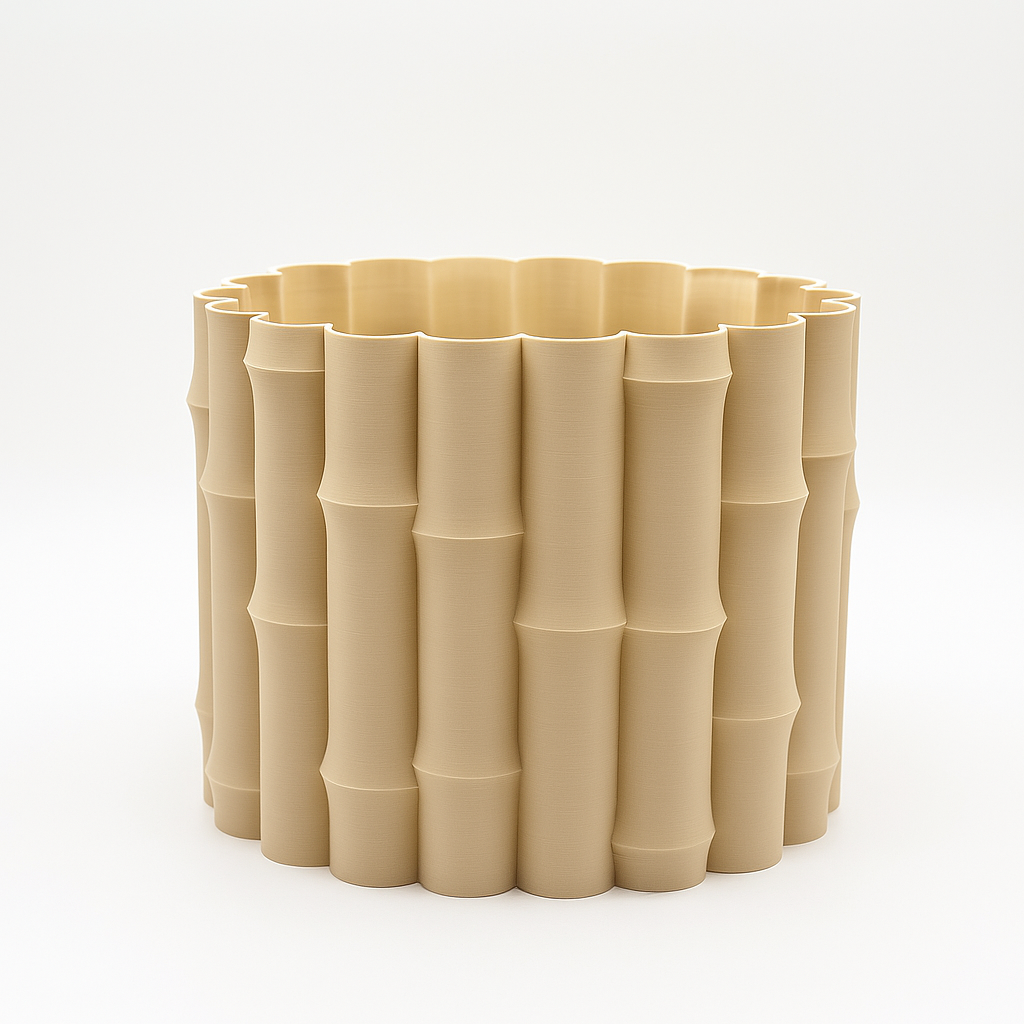 "BambuNest" Flower Pot