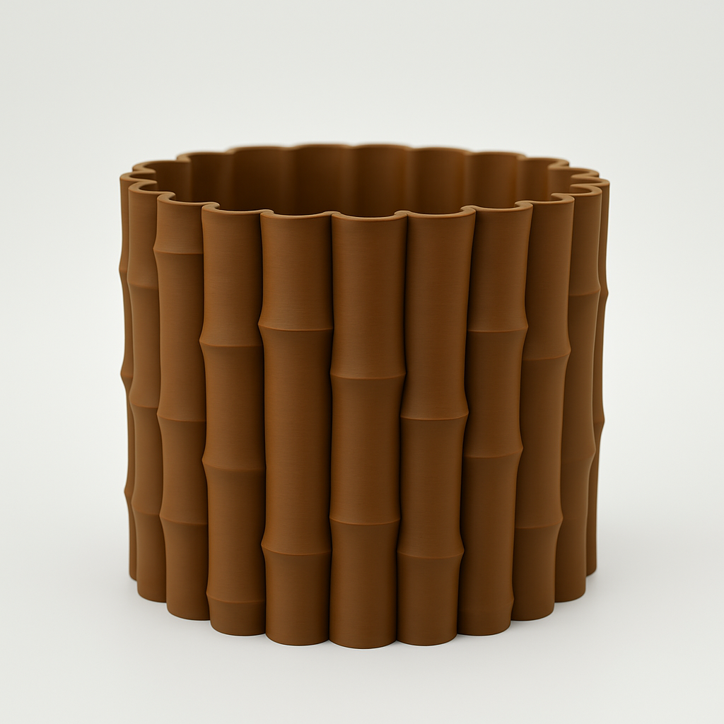 "BambuNest" Flower Pot