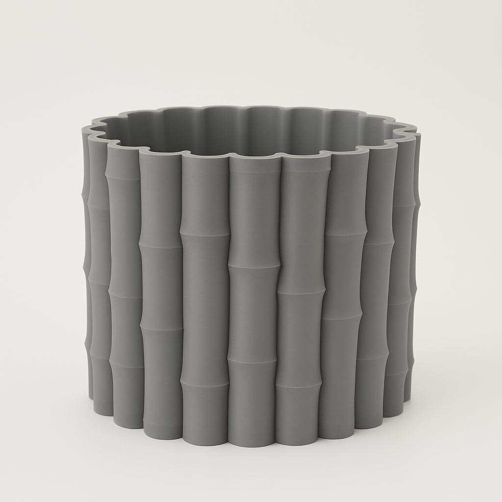 "BambuNest" Flower Pot