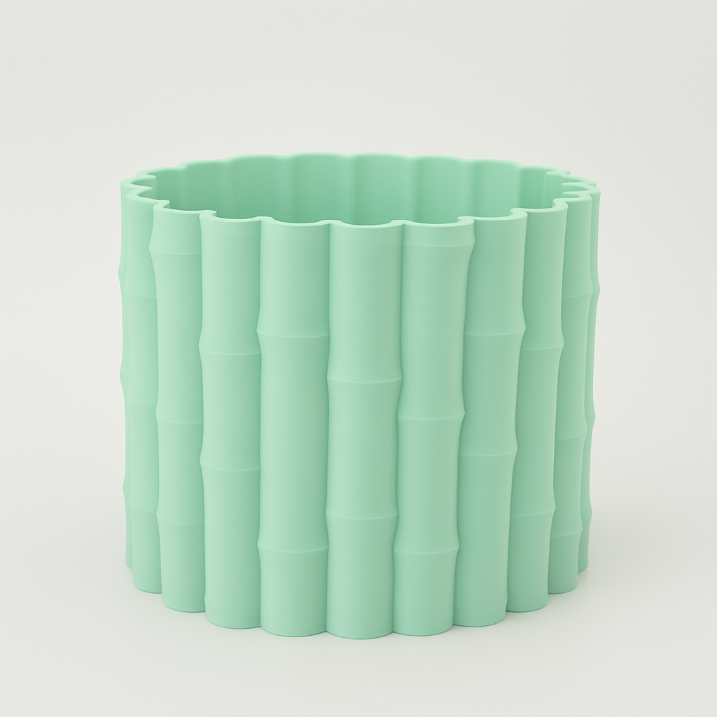 "BambuNest" Flower Pot