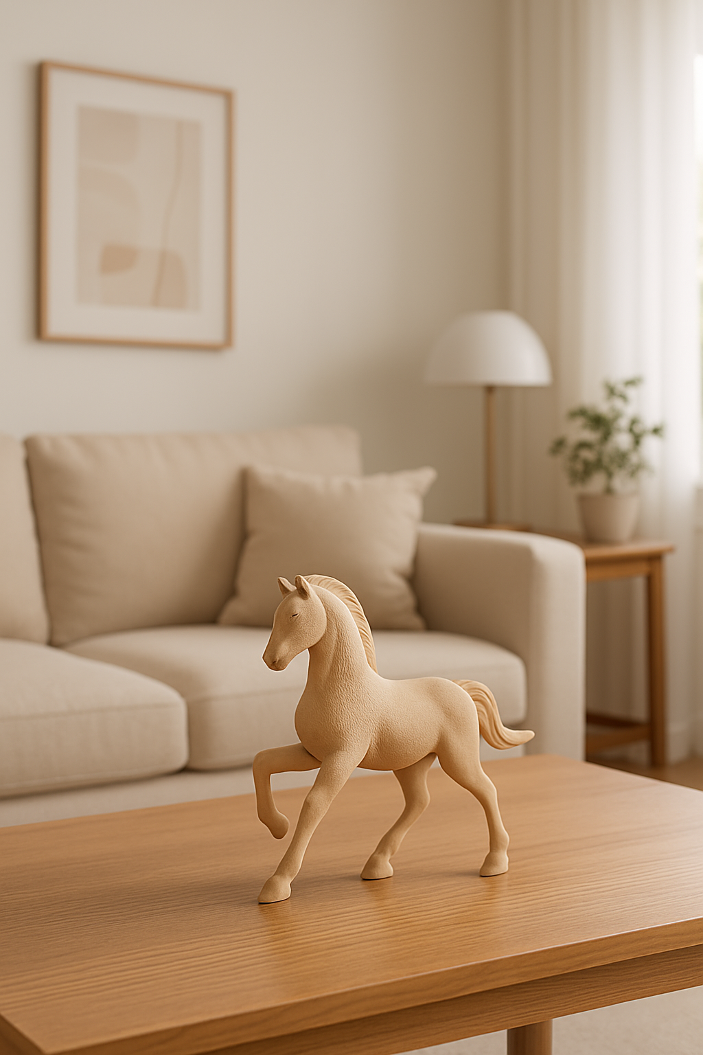 Midnight Stallion – Modern Black Horse Figurine