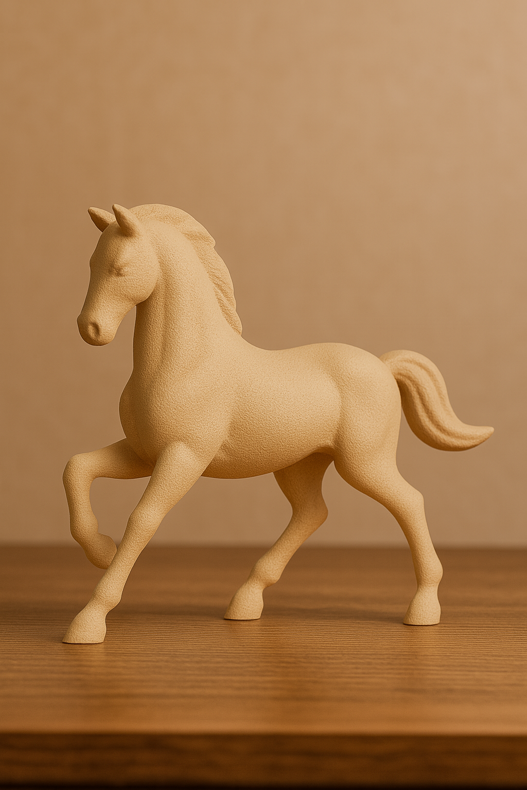 Midnight Stallion – Modern Black Horse Figurine