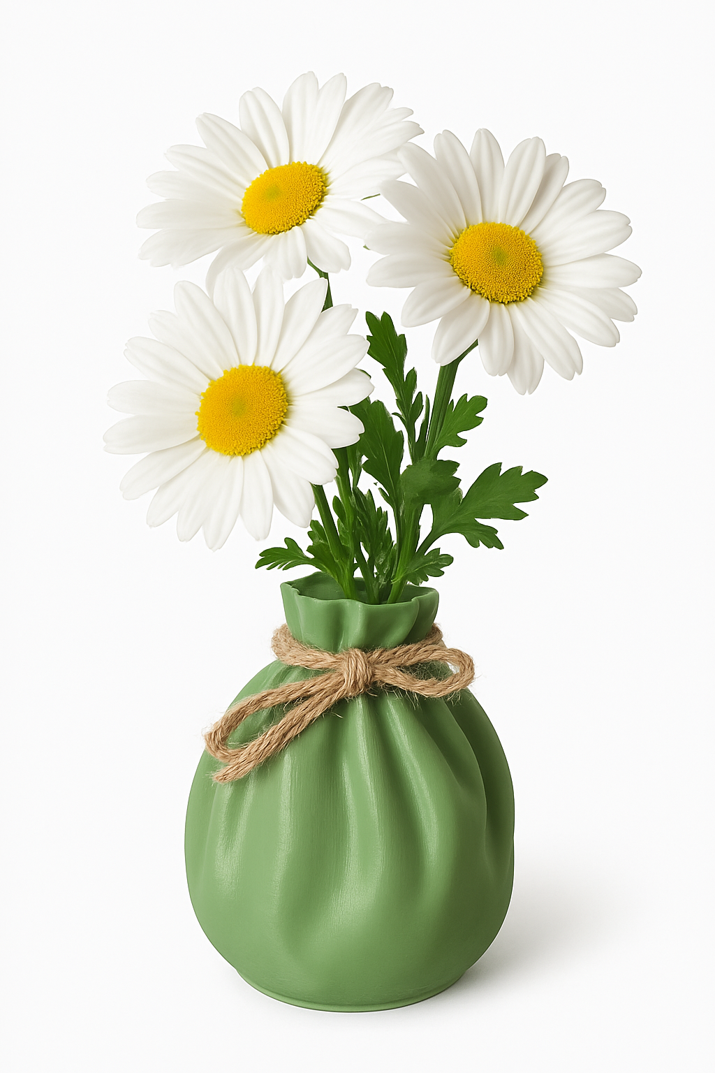 "Tied Pouch" Vase